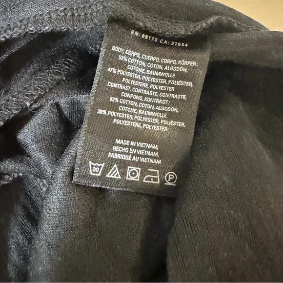 NWT ANTHROPOLOGIE MEADOW RUE Black and Dark Purple Turtleneck Tank (XS) - Picture 9 of 10